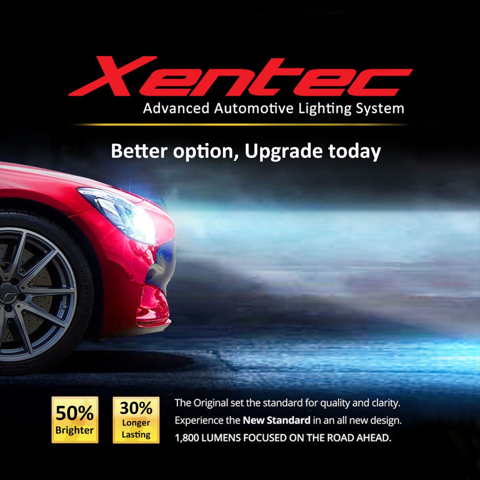Kit Phares Xénon Xentec Premier 55W H4 HB2 9003 8000K Bleu - Conversion HID Haut/bas