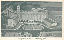 FL 1930’s Florida Aerial View Vinoy Park Hotel in St. Petersburg, Fla - Salesman