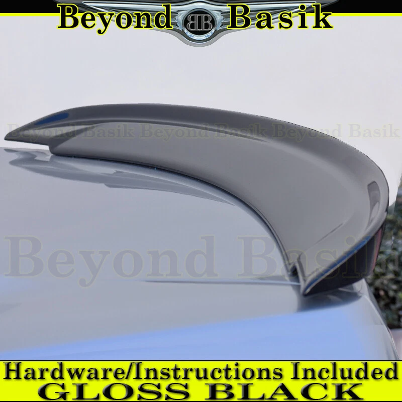 NEGRO BRILLANTE 2014-2015 Chevy Camaro SS Z28 Fábrica Estilo Hoja Alerón ABS Foto 2 de 4