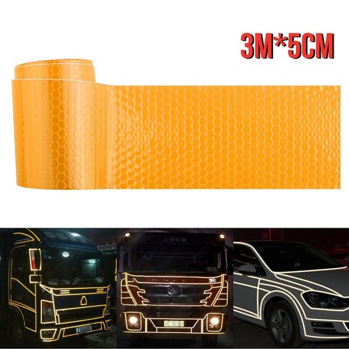 3M Reflective Safety Sticker Reflector Tape Car Night Traffic Safety Warning - Picture 12 of 18