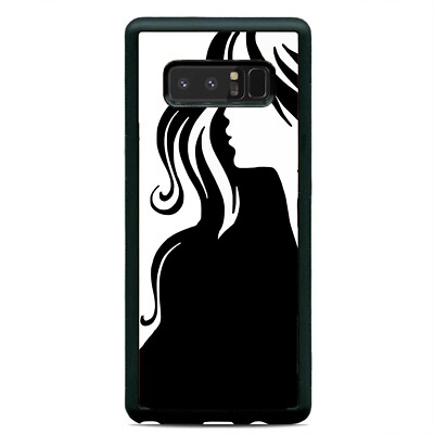 Long Hair Woman Silhouette Case Cover Samsung Galaxy Note 20 Ultra 10 Plus 9 8