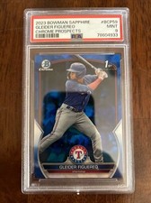 2023 Bowman Chrome Sapphire Gleider Figuereo 1st Bowman #BCP-59 PSA 9 Mint!