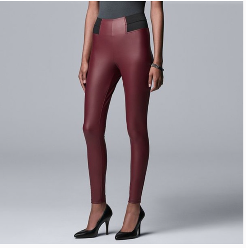 New Simply Vera Vera Wang Faux Leather 