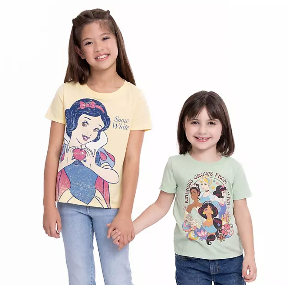 【threetimes】25SS Little princess tee Tシャツ Disney Princess T Shirt Tee Set Girl 7 8 M Short Sleeve 2