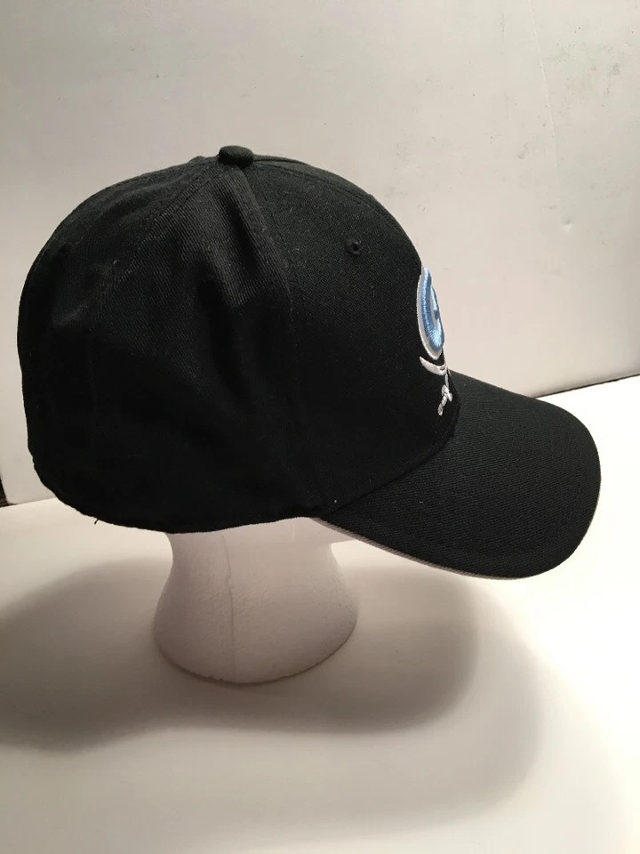 Sombrero de camionero, sombrero negro con logo G, espadas dobles debajo de la G, talla 7 1/2 Foto 2 de 4