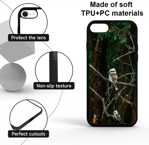 laughing kookaburra hero For iPhone SE4 16E 12 13 14 15 16 Pro Max Case Friendly - Picture 14 of 25