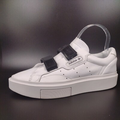 Women's adidas Originals Sleek Super W White Black Shoes EF1900 Sz 9