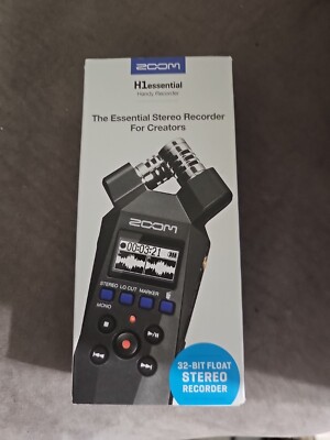 Zoom H1essential 2-Track 32-Bit Float Portable Audio Recorder