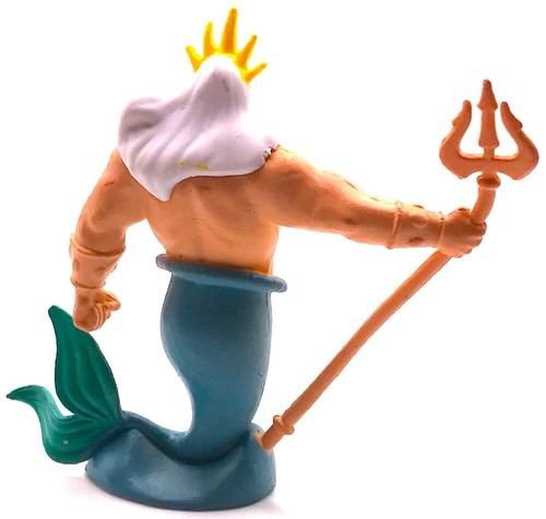 KING TRITON & SCUTTLE & MAX Figure Set LITTLE MERMAID Disney PVC TOY PLAYSET! - Picture 3 of 7