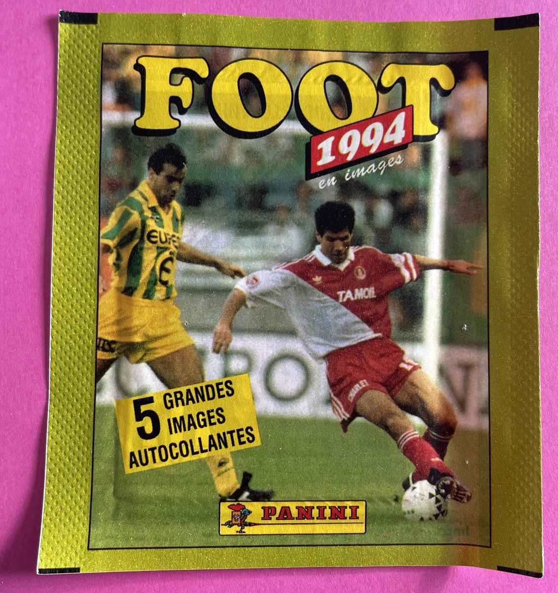 Lot De 9 Stickers Panini Foot 94 – France Football – Saison 1994 – Brillant – Non Collés