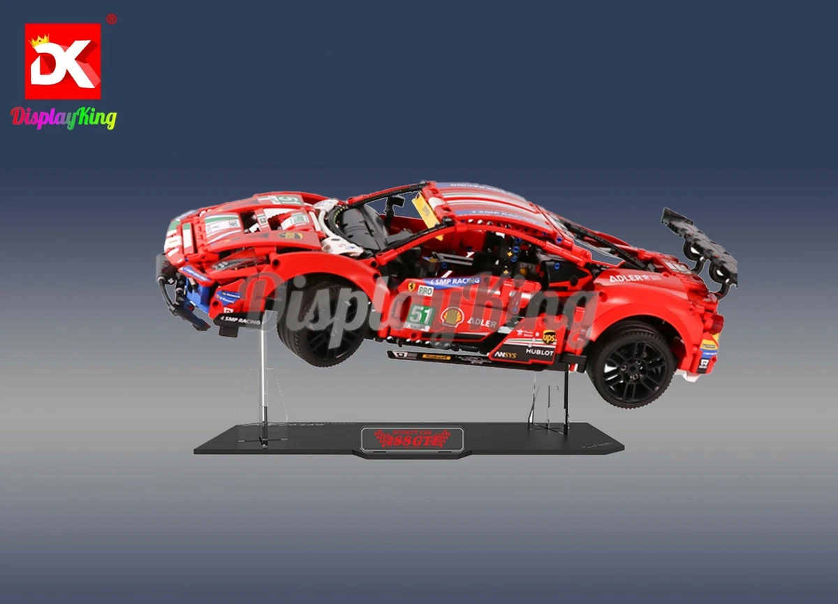 Display King Display Stand for Lego Ferrari 488 GTE AF Corse 51