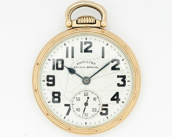 hamilton railway special pocket watch 992b 21 jewels
