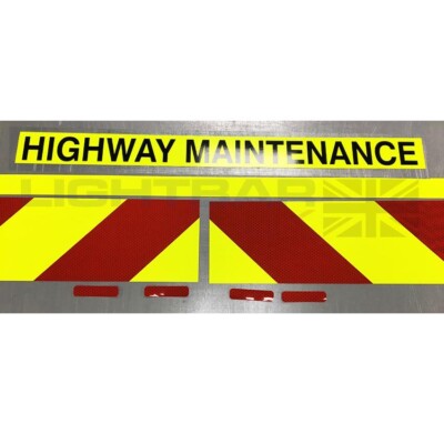 UNIVERSAL HIGHWAYS MAGNETIC CAR CHAPTER 8 REFLECTIVE CHEVRON KIT | eBay