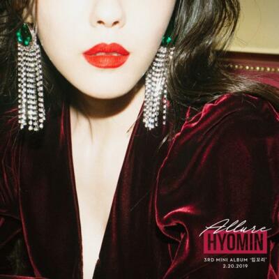 T-ARA HYOMIN [ALLURE] 3rd Mini Album CD+Photo Book+Post Card K-POP SEALED