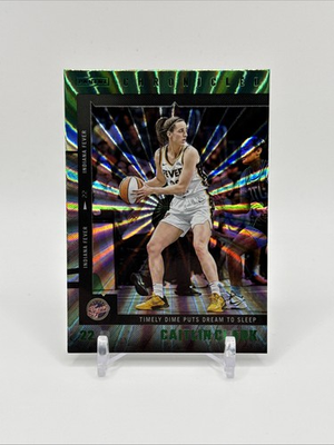 #ad #ad 2025 Panini Caitlin Clark Chronicled Green Laser Holo Indiana Fever #31 $29.99