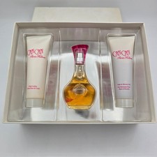 Paris Hilton Perfume Can Can 3 PC Fragrance Gift Set EDP Lotion Shower Gel NIB