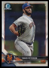 David Peterson 2018 Bowman Chrome Prospects Card!!