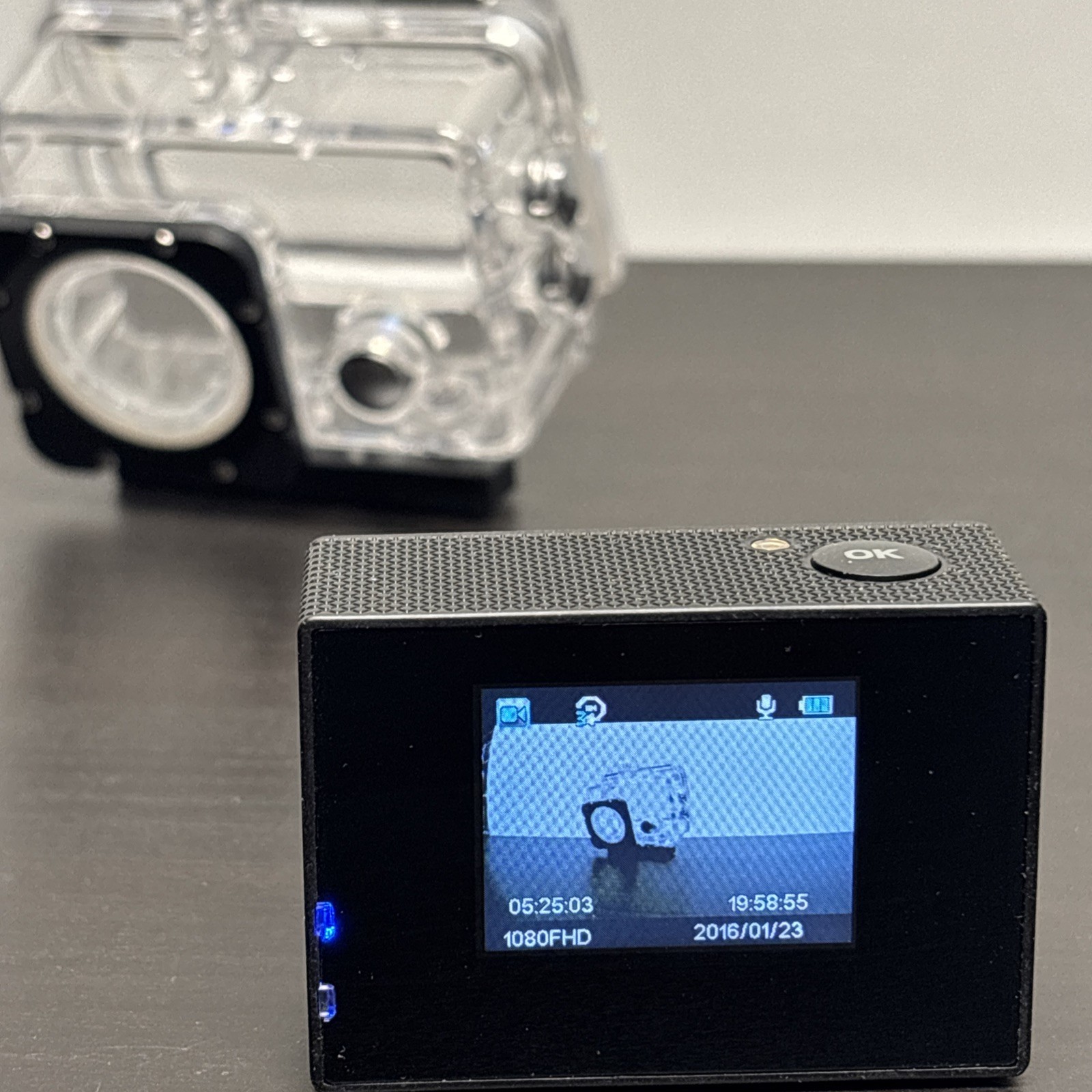 SJCAM Action Sport Camera HD, LCD Display, MicroSD, USB 2.0