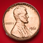 1961-P Red Gem Lincoln Cent Brilliant Uncirculated Fast S&H W/Tracking