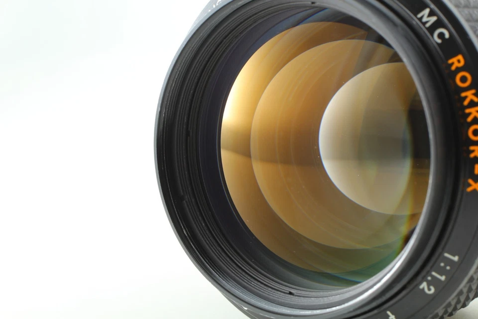 Raro [COMO NUEVO] MINOLTA MC ROKKOR-X 58mm f1.2 Prime lente de enfoque... - Imagen 2 de 4