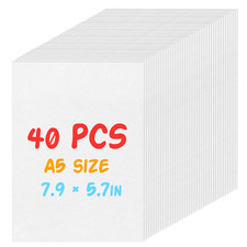 40 Pieces Shrinky Dink Sheets Kit, 7.9 X 5.7-...
