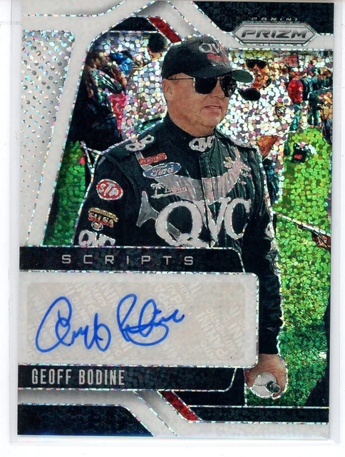 2025 Panini Prizm Racing Geoff Bodine White Sparkle Prizm Auto TRUE 1/1 (SR)