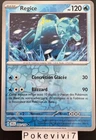 Carte Pokemon REGICE 042/159 REVERSE EV9 Aventures Ensemble JTG FR NEUF