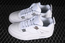 New Jordan 4 Retro Pure Money White Men's 308497-100