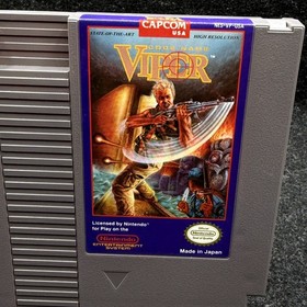 Code Name: Viper (Nintendo NES) &ndash; Authentic Capcom Cartridge Only Tested