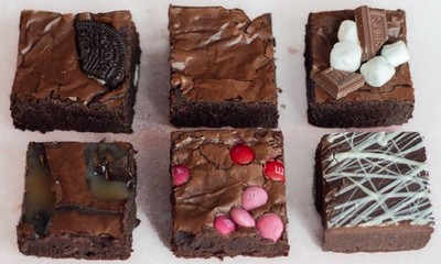 Brownie Bars Handmade Gift Box Assorted Flavors 100% Natural