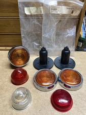 Large Lot Lucas Lamps Lenses Nos 563 Boots Sockets 488 594 Glass Lenses Large Lot Lucas Lamps Lenses Nos 563 Boots Sockets 488 594 Glass Lenses
