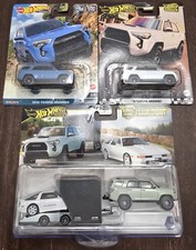 Hot Wheels 2024 Team Transport 18 Toyota 4runner Gray89 Toyota Supra 3x New