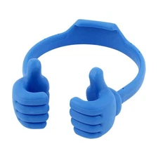 Blue Cute Thumb Phone Stand Bracket Holder Mount for Cell Phone Tablet