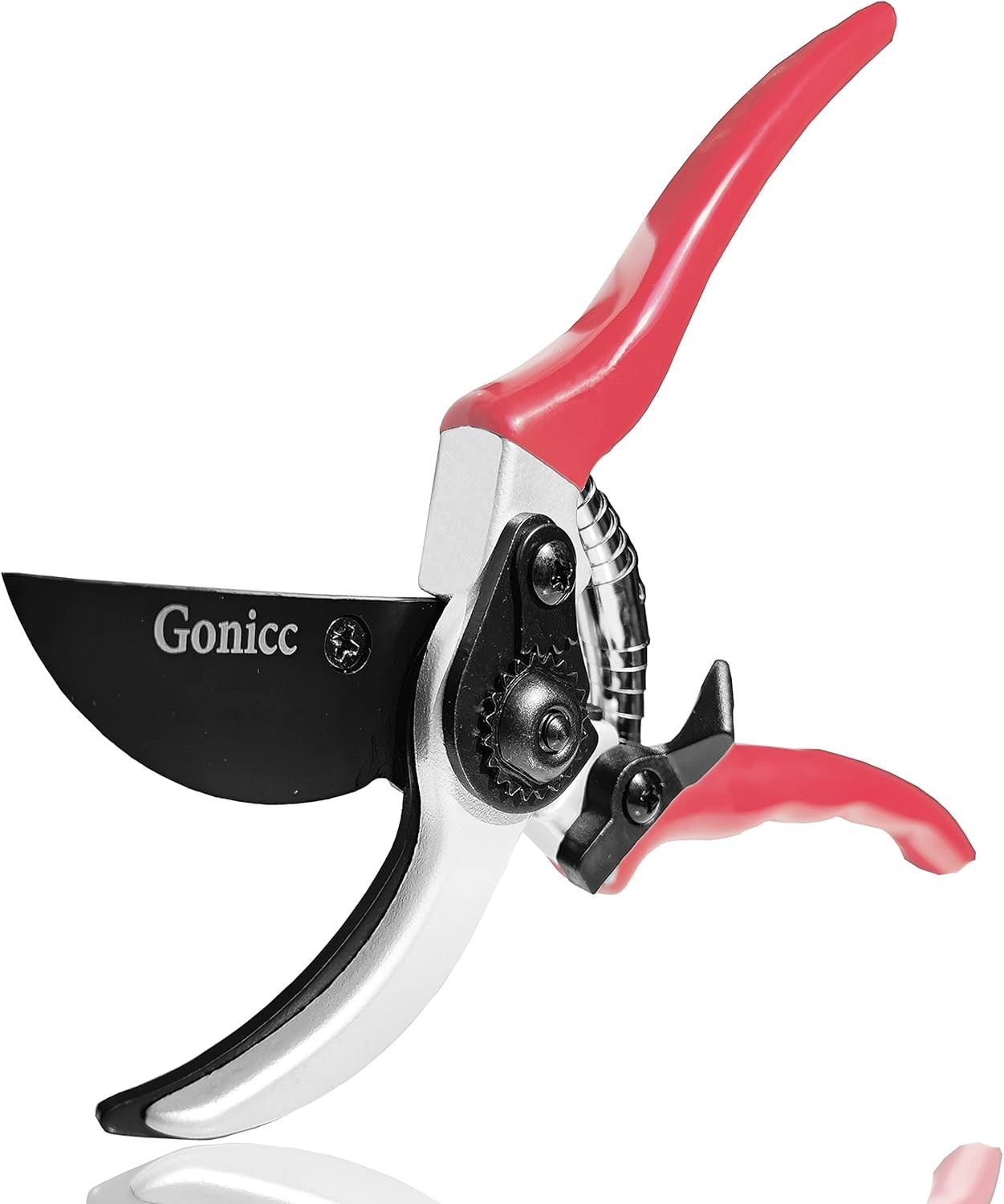 Durable 8" Hand Pruner - High Carbon Steel Garden Shears with Rust Protection
