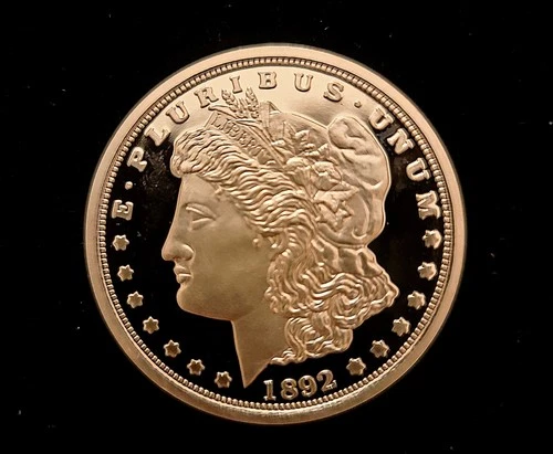 1 oz .999 Fine Silver Round Morgan Dollar Design Style #AA0269