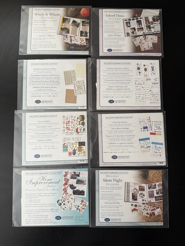 Creative Memories Sticker Pack Lot School Sports Holiday Home Improvement