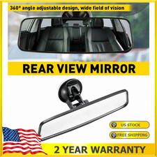 Universal Car Rear View Suction Cup Mirror Learner Driver Interior Glass New