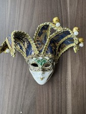 Venetian Jester Mask Maschera del Galeone Italy Wall Decor w/ Tag