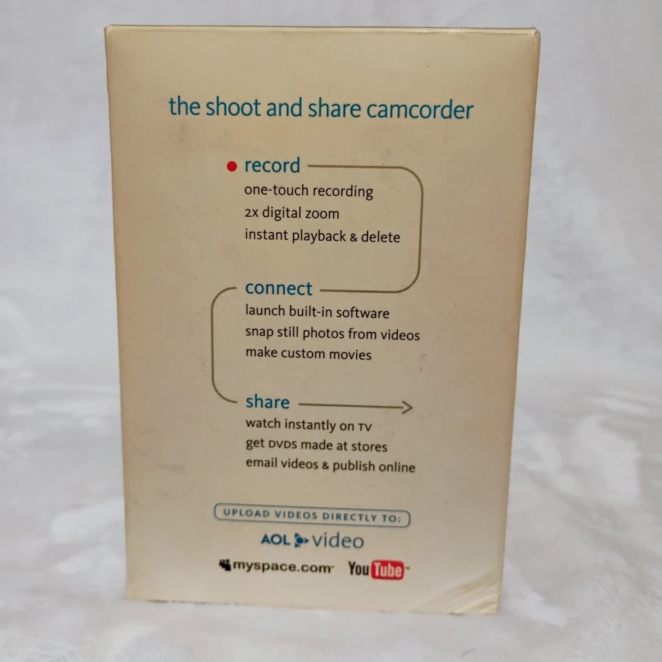 Flip Video Ultra Series White & Silver 2GB 60 Minutes 2007 USB Camcorder NEW - Image 4 of 4