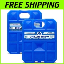 Long-Lasting Reusable Ice Pack - Freezes at 28°F, 2-Pack for Cooler Essentials