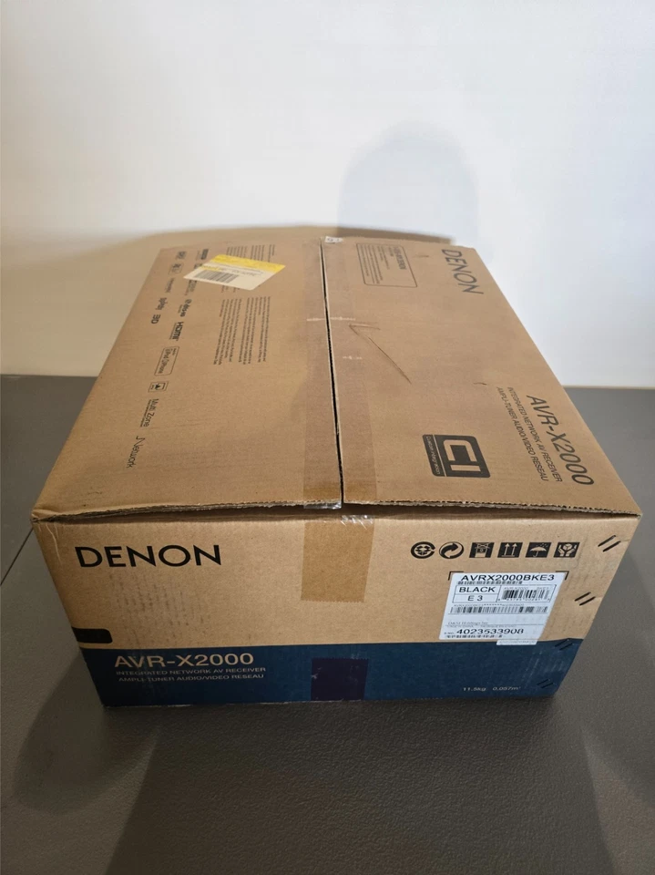 Denon AVR-X2000 Black 7.1-Channel 4K Ultra HD 3D AV Integrated Network Receiver - Image 3 of 4