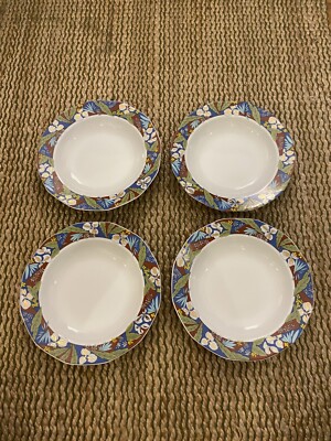 Graf Von Henneberg Barvaria Set Of 4 Soup Bowls  8.5 