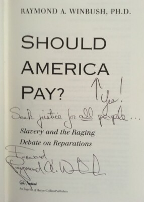 Should America Pay? by Raymond A. Winbush Should America Pay? by Raymond A. Winbush