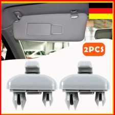 2x Für Audi A1 A2 A3 A4 A5 S5 Q3,Q5 Sonnenblende Clip Hacken Halterung Halter DE