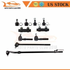 10Pcs Front Tie Rods Ball Joints Suspension Kit For 1987-1996 Ford F-150 4WD 4x4