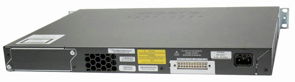 Cisco WS-C2960X-48LPS-L Catalyst 2960X 48 Port 10/100/1000 PoE 4 SFP Switch - Image 2 of 2