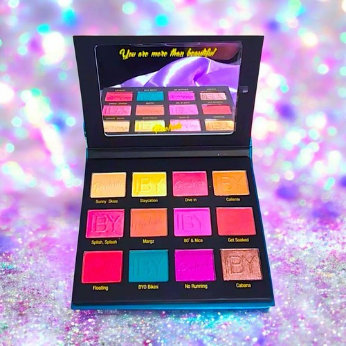IBY Beauty 12 Shade Eyeshadow Palette POOLSIDE New In Box - Picture 3 of 7