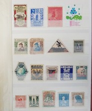 Sammlung Vignetten Spenden- Reklame- Patriotische Marken im Einsteckalbum #020