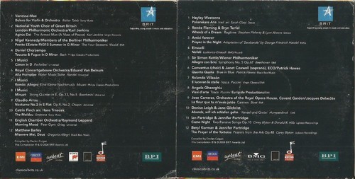 CLASSICAL BRIT AWARDS (2004) - 2 DISCS - SUNDAY EXPRESS PROMO MUSIC CD - Picture 2 of 2