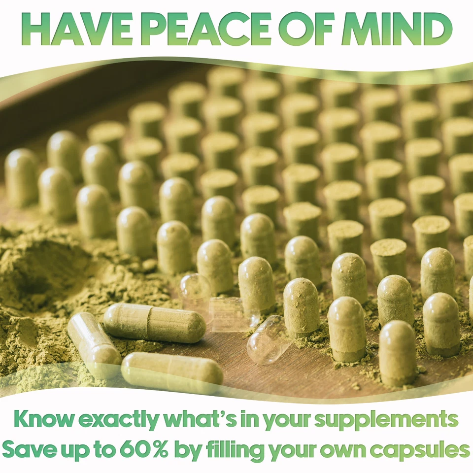 XPRS Nutra Size 00 Clear Empty Gelatin Capsules Gelcaps Pills Caps - Image 4 of 4